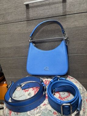The COACH Blue Hobo Crossbody